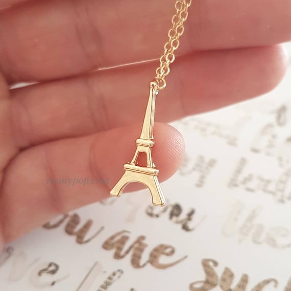 Brass Gold Eiffel Necklace, Pack With Bubble Wrap at Rs 199/piece in Jaipur