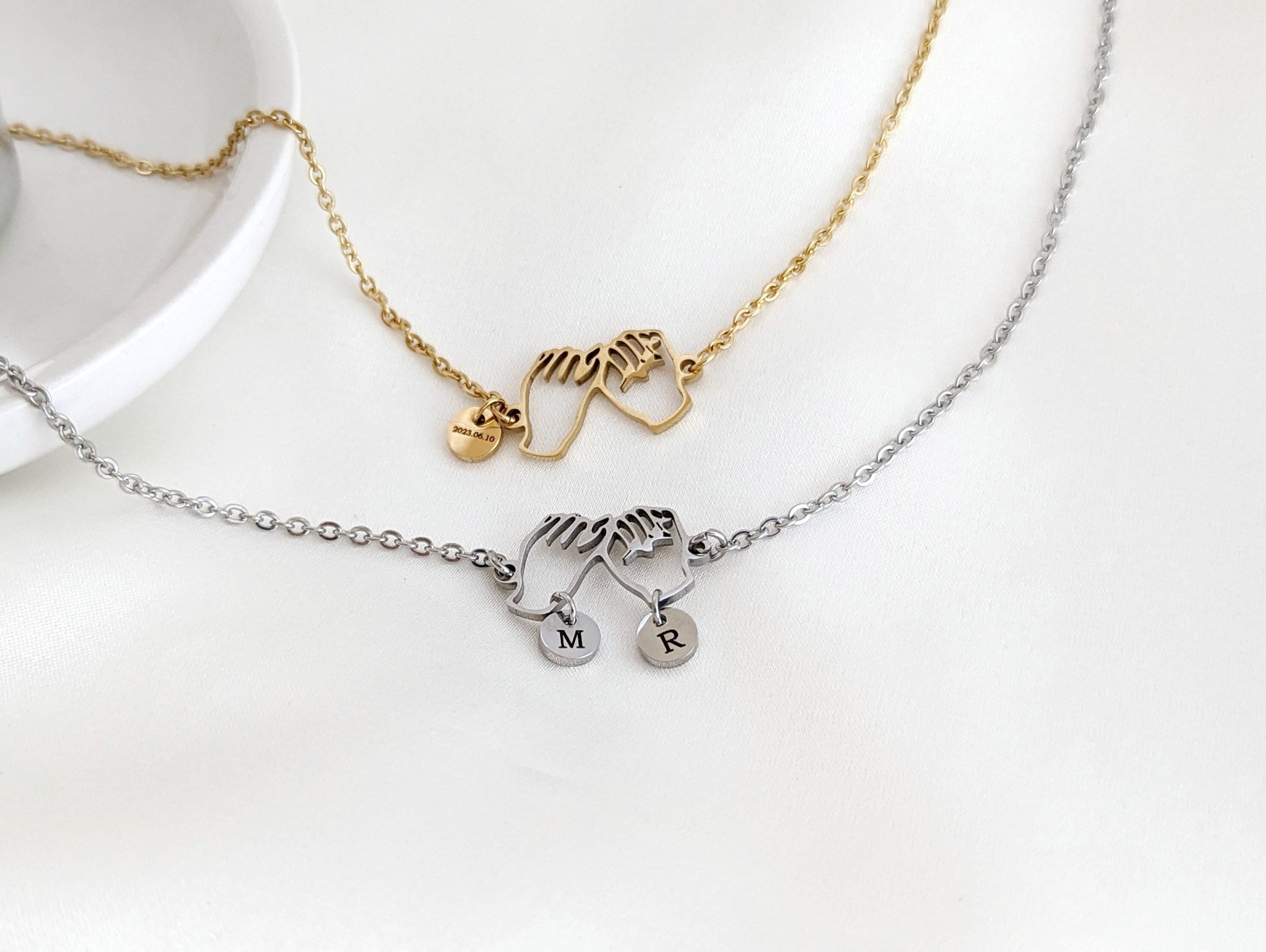 Pinky swear necklace deals