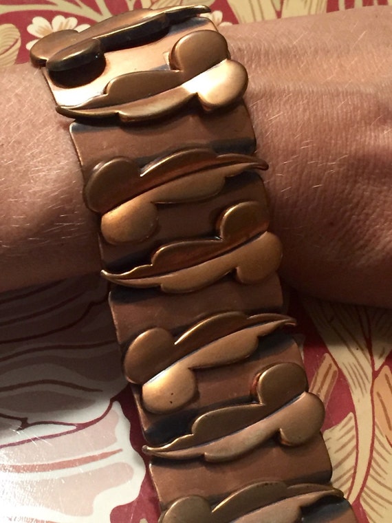 Renoir Copper Bracelet 1940s