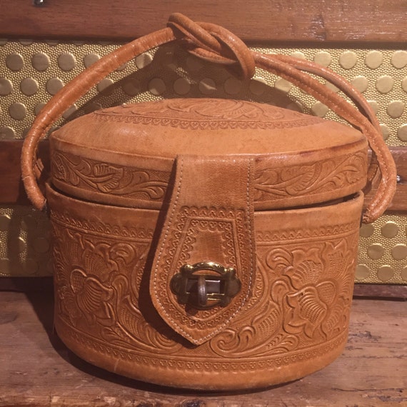 Tooled Handbag Vintage As Is