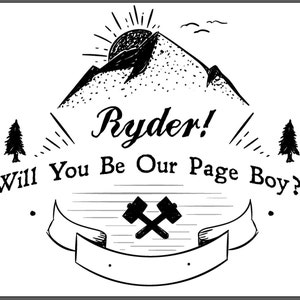 Page Boy Card, vous serez notre Page Boy, cartes de mariage, carte de fête de mariage, Page Boy, Page Boy Card, meilleur homme, mariage, fête de mariage