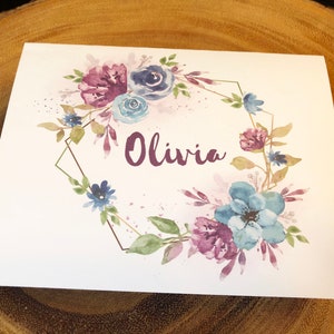 Will You Be My Flower Girl Card, Wedding Party Cards, Flower Girl, Personalised Card, Wedding Cards, Will You Be My, Bridesmaid cards, love