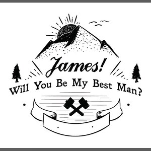 Meilleure carte de l’homme, veux-tu être mon meilleur homme, cartes de mariage, meilleur homme, mariage, fête de mariage