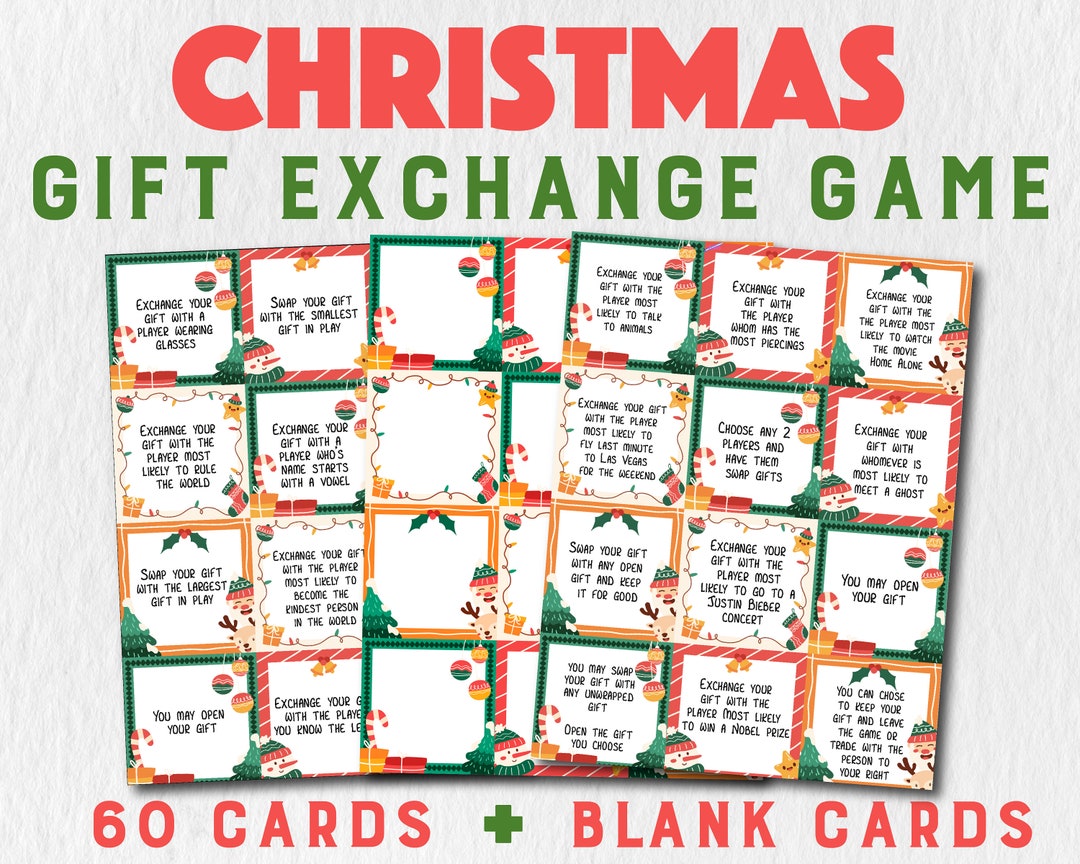 Gift Grab Game: Gift Exchange Game for Christmas White Elephant or Any  Other Holiday or Party