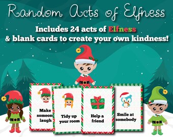 Kindness Elf Cards - Etsy