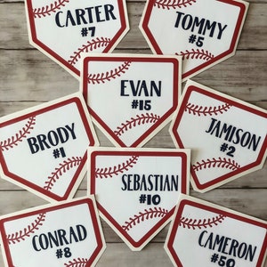 Personalized Baseball/Softball Decal * Vinyl Decal * Softball/Baseball Sticker* Dugout Bucket Decal * Dugout Bucket Sticker *Tumbler Decal