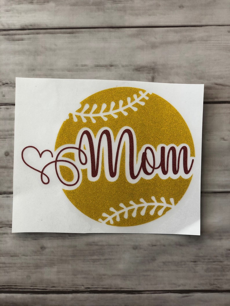 Baseball/softball Mom Tumbler Decal Baseball/softball Mom Etsy