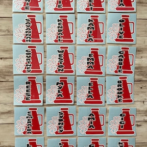 Personalisierter Cheer Aufkleber: Wasserflasche, Becher, Autoaufkleber