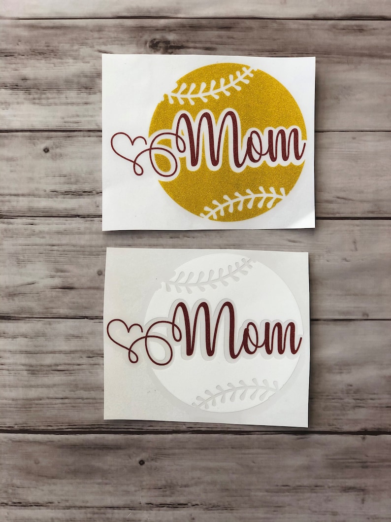 Baseball/softball Mom Tumbler Decal Baseball/softball Mom Etsy