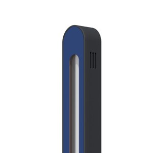 Mood Mezuzah | Black Base & Navy Blue Cutaway | 2 Customizable Covers | Uvtuvo Modern Judaica and Jewish Gifts