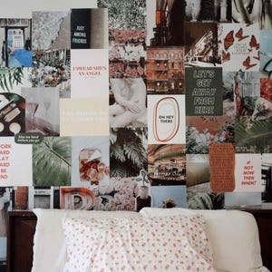 Sweet Pea Wall Collage Kit | Wall Collage | Wall Collage Aesthetic | Collage Kit Aesthetic | Boho Decor | Boho Aesthetic | Dorm Decor
