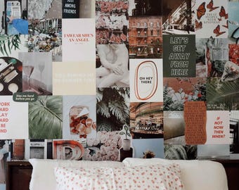 Boho Photo Collage Kit | Sweet Pea Wall Decor, 50 Prints