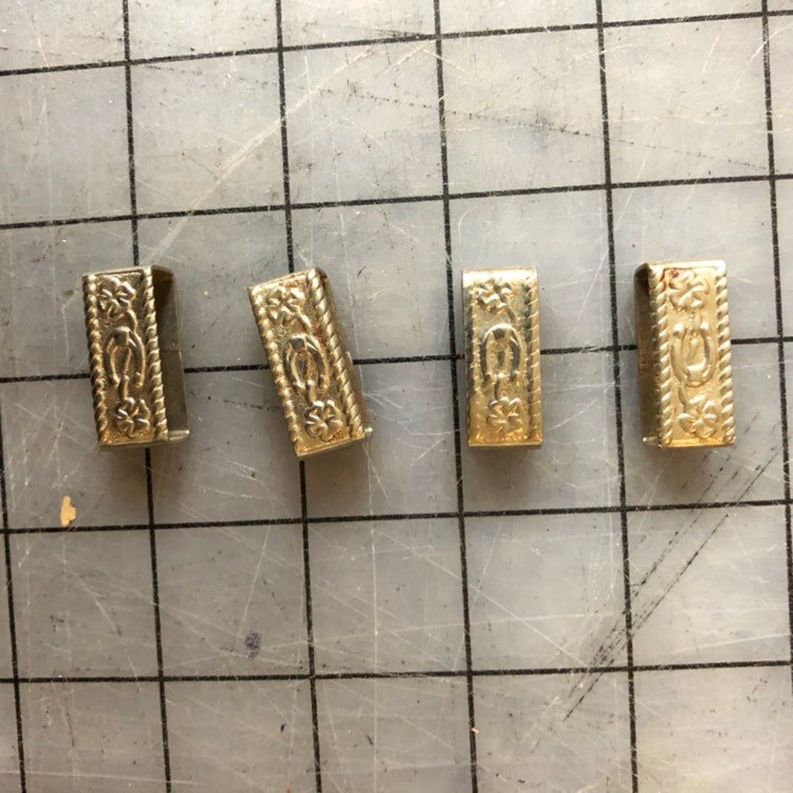 Set of 4 belt loops metal belt loops Etsy