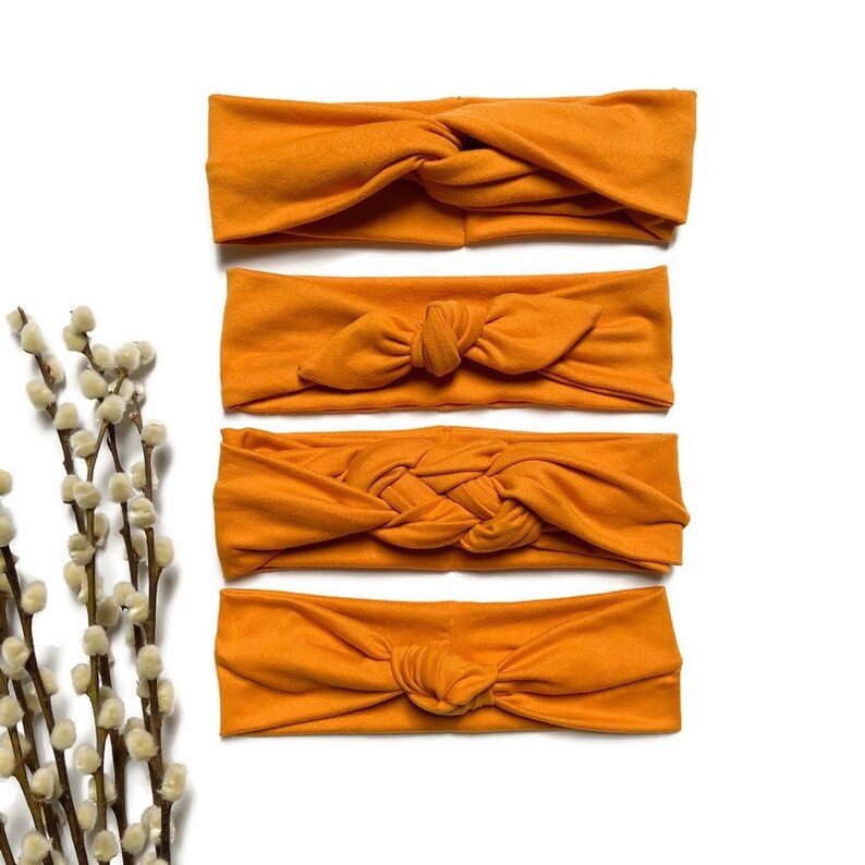 Mustard Yellow Headband Turban Headband Top Knot Headband Etsy