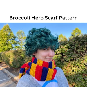Broccoli Hero Scarf Crochet Pattern
