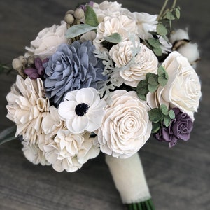 The Carriage House Bouquet Allure Collection Wood Flowers Sola Flowers Wedding Bouquet Lasting Bouquet Sola Wood image 4