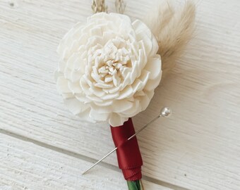 Red Dunes Boutonnière