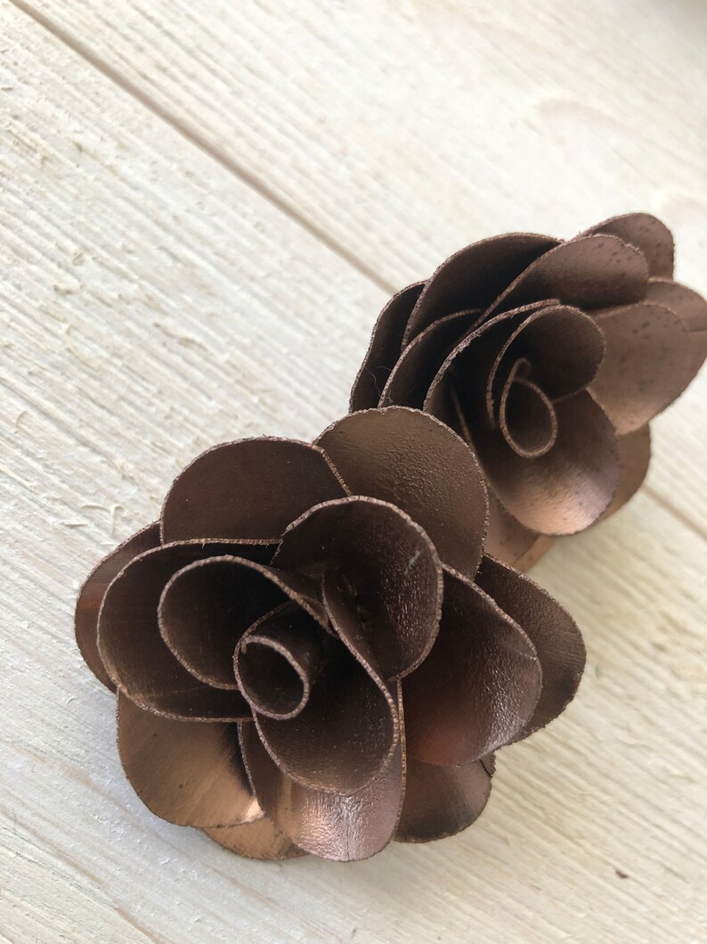 Rose Gold Metallic Flowers BOUQUET UPGRADE Wood Flowers Etsy
