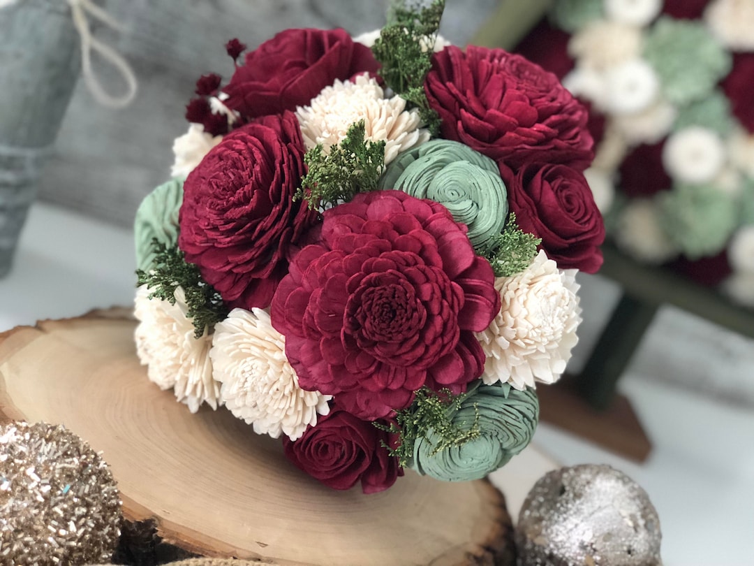 フラワー・リース Warm Color Bouquet Canopy Of Color Dried