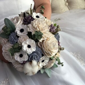 The Carriage House Bouquet Allure Collection Wood Flowers Sola Flowers Wedding Bouquet Lasting Bouquet Sola Wood image 2