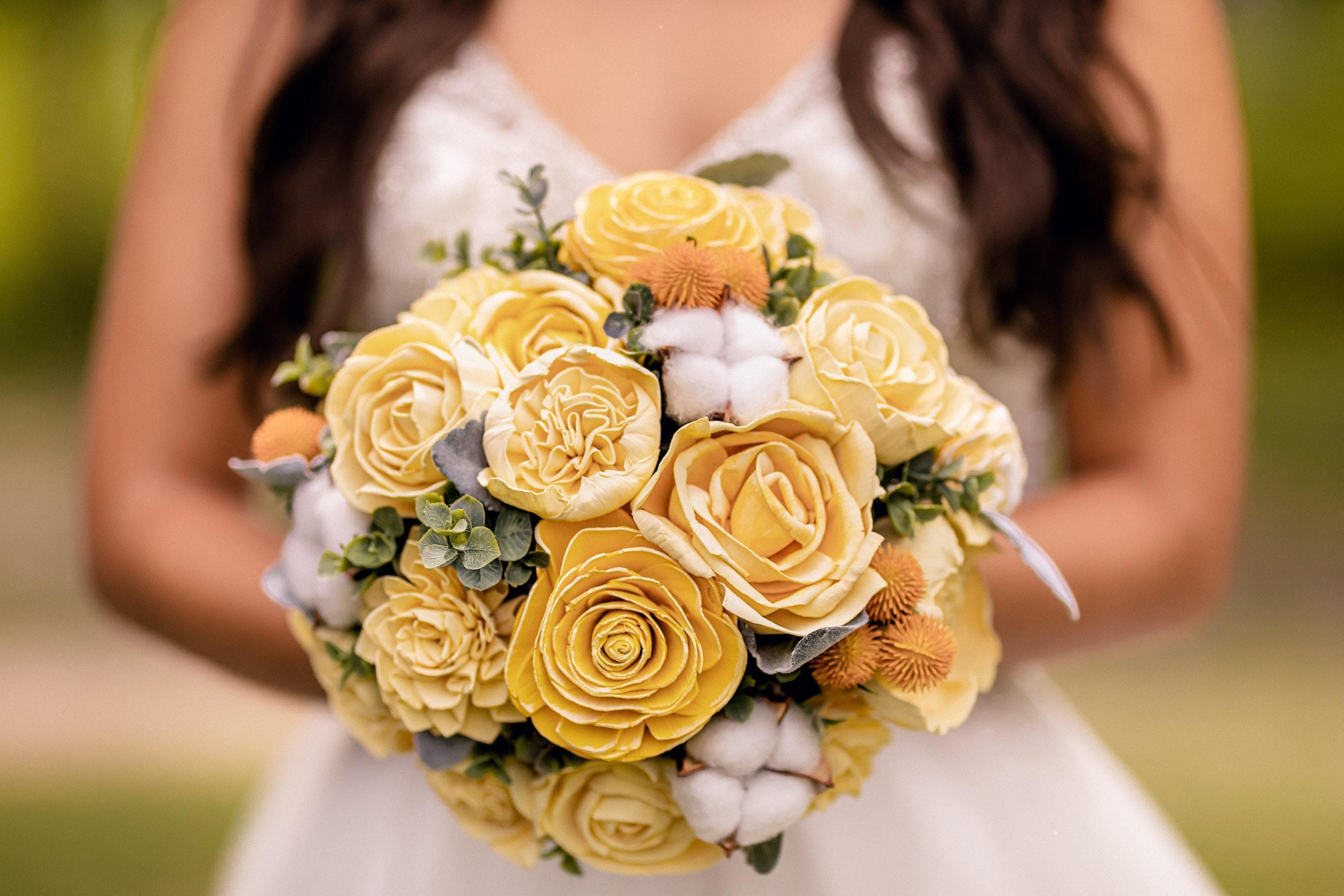 Yellow Sola Flower Bouquet