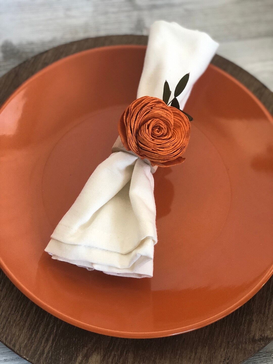 Galvanized Napkin Rings With Cutout Floral set Of 12, Gold 最大86OFFクーポン