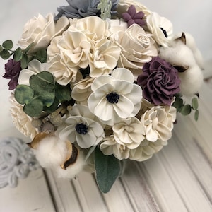 The Carriage House Bouquet Allure Collection Wood Flowers Sola Flowers Wedding Bouquet Lasting Bouquet Sola Wood image 1