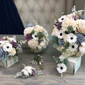 The Carriage House Bouquet Allure Collection Wood Flowers Sola Flowers Wedding Bouquet Lasting Bouquet Sola Wood image 5