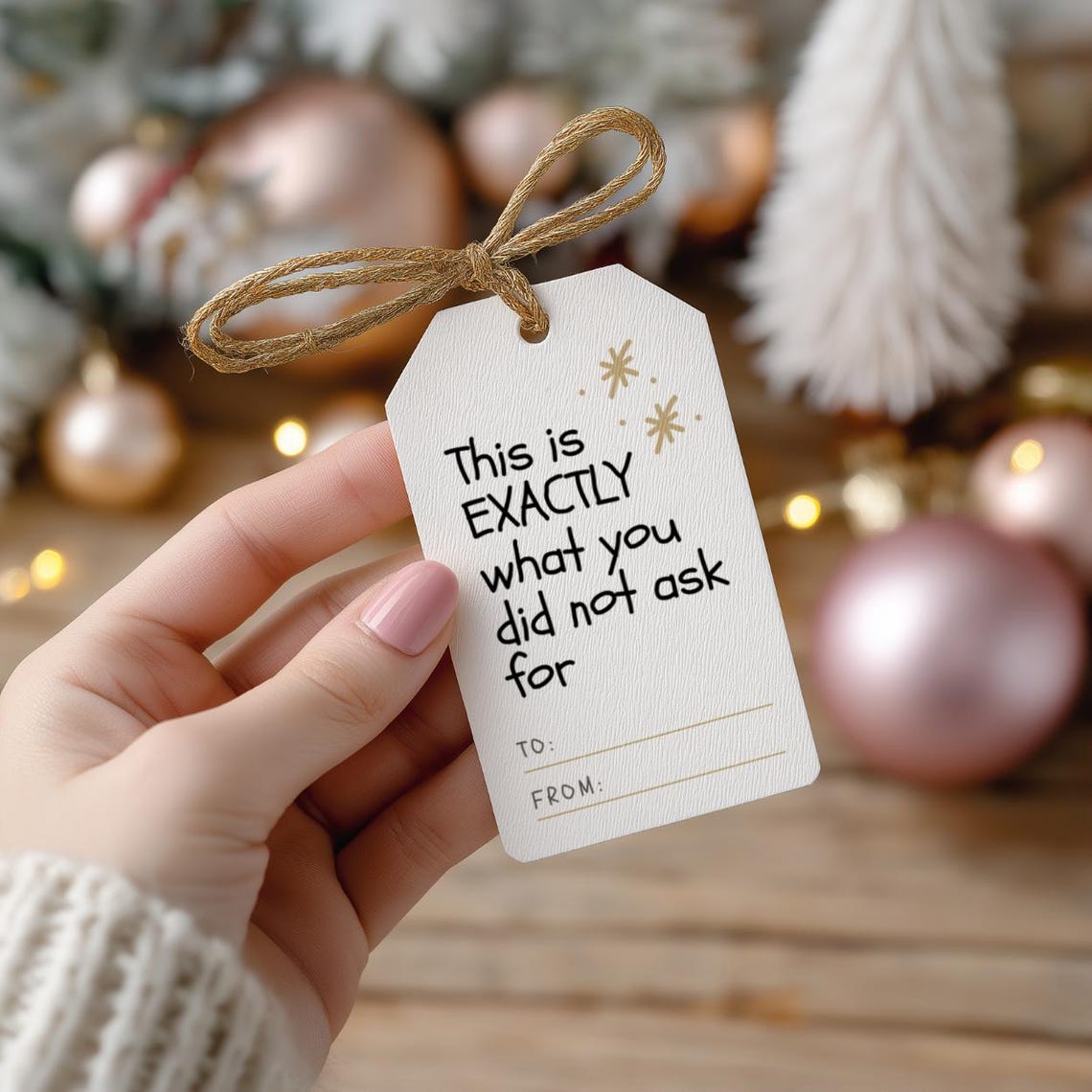 Label Humor Funny Printable Gift Tag: Sarcastic Humor Present Labels (set of 12) - Etsy