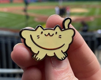 Pierogi Cat Hard Enamel Pin | Cute Pierogi Pin | Kawaii Enamel Pin | Pittsburgh Enamel Pin | Pittsburgher | Yinzer Gift | Polish Food