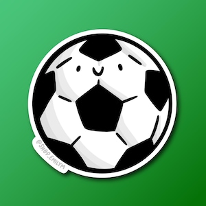 サッカーステッカー | 耐候性ビニールステッカー | かわいいサッカーボールステッカー | サッカー選手ステッカー | かわいいスポーツステッカー | かわいいスポーツステッカー