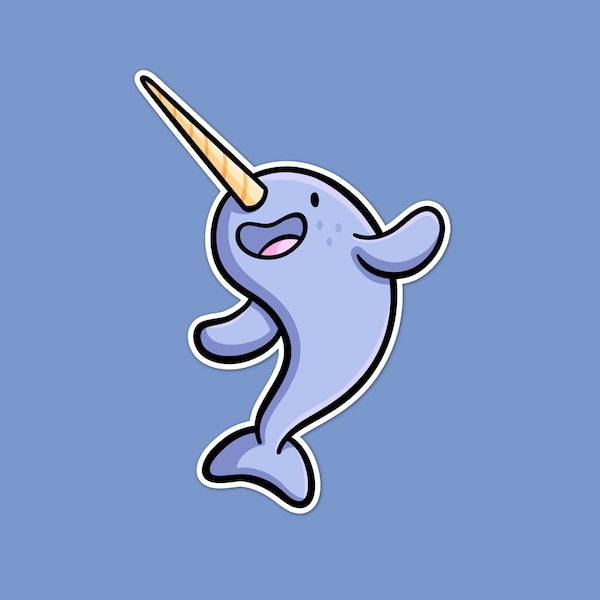 Narwhal Sticker - Etsy