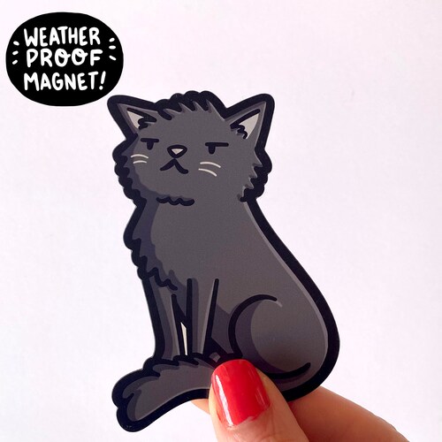 Black Cat Weatherproof Car Waterproof Etsy
