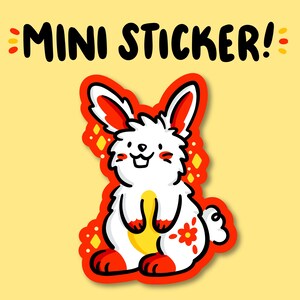 Year of the Rabbit Mini Sticker | Waterproof Sticker | rabbit zodiac sticker | zodiac animals sticker | lunar new year | chinese zodiac