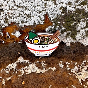 Ramen Hard Enamel Pin Kawaii Enamel Pin Bowl of Ramen Pin Japanese Food Pin Japan Travel Pin ...