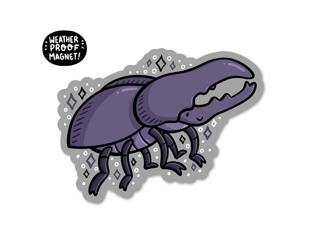 Beetle Cute Bug Insect Waterproof Vinyl Car