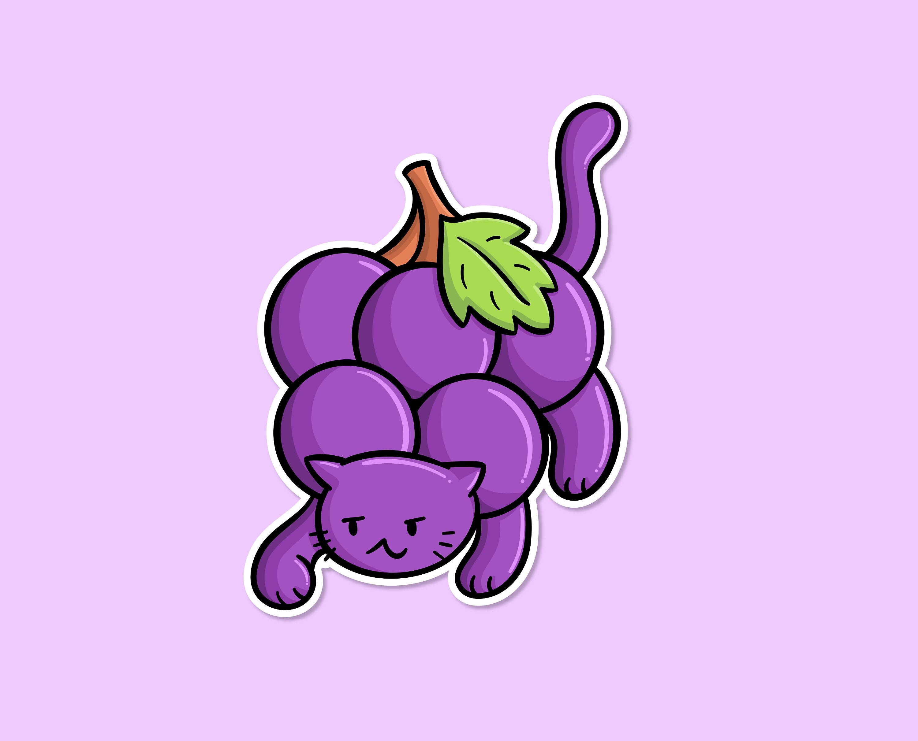 Grapes and shop cats