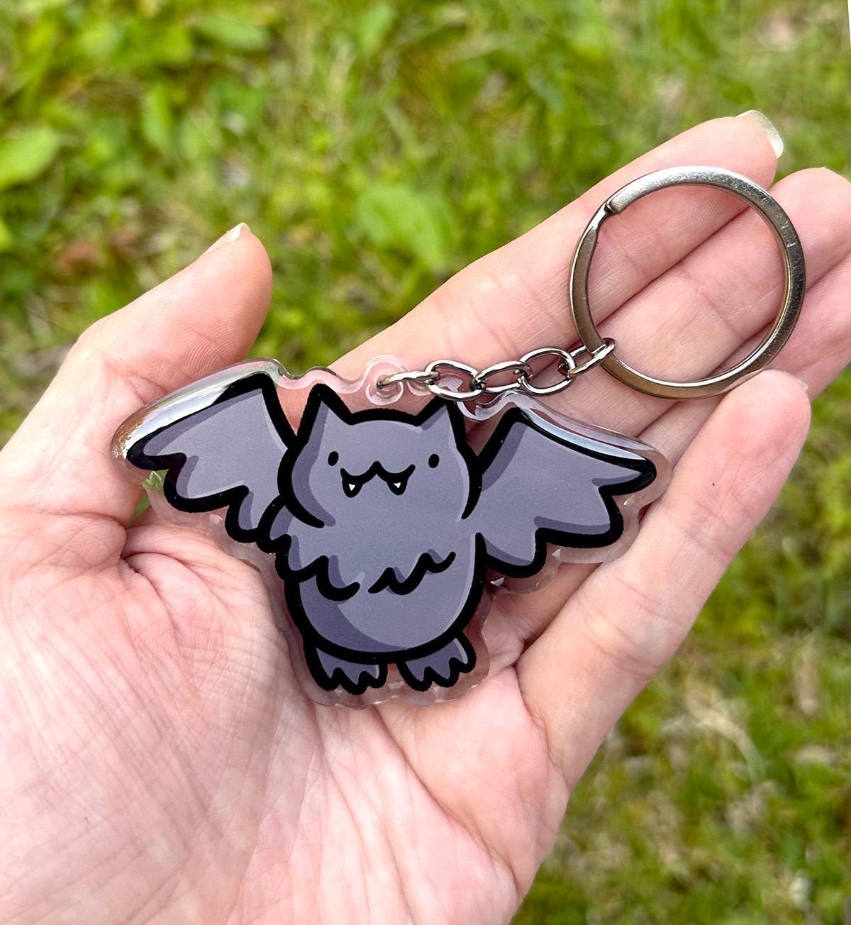 コウモリキーホルダー | かわいいアクリルキーホルダー | かわいい