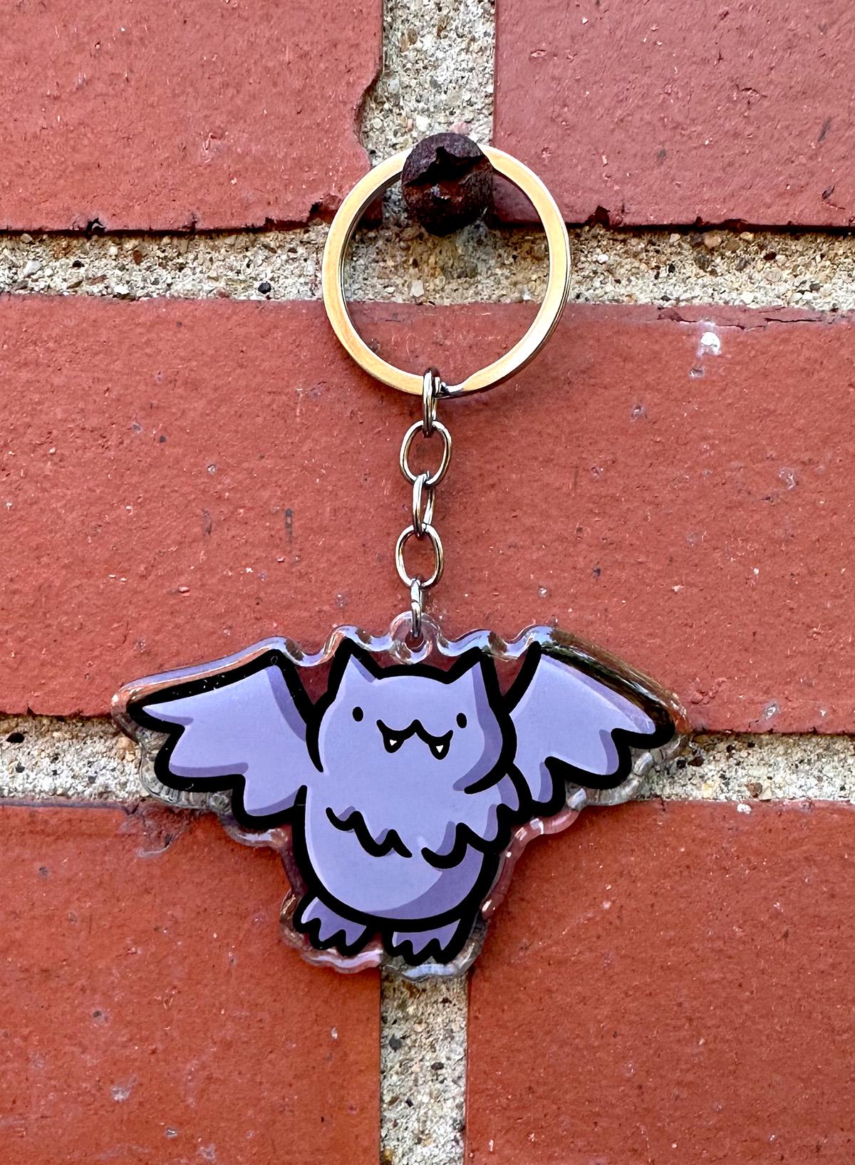 コウモリキーホルダー | かわいいアクリルキーホルダー | かわいい