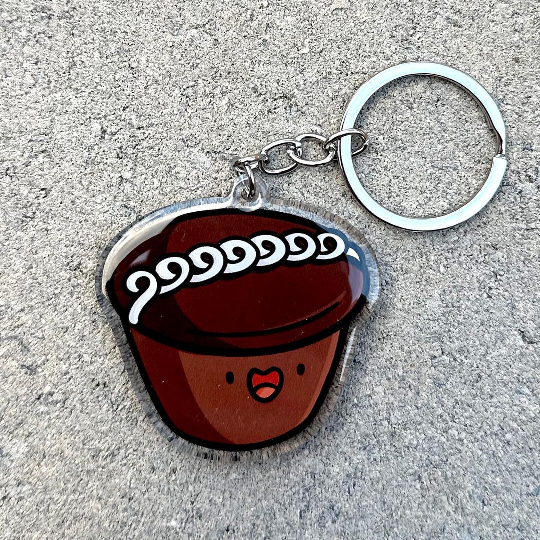 Key Chain Choco Chocolate Snack Cake Keychain | Cute Acrylic Keychain| Chocolate ...