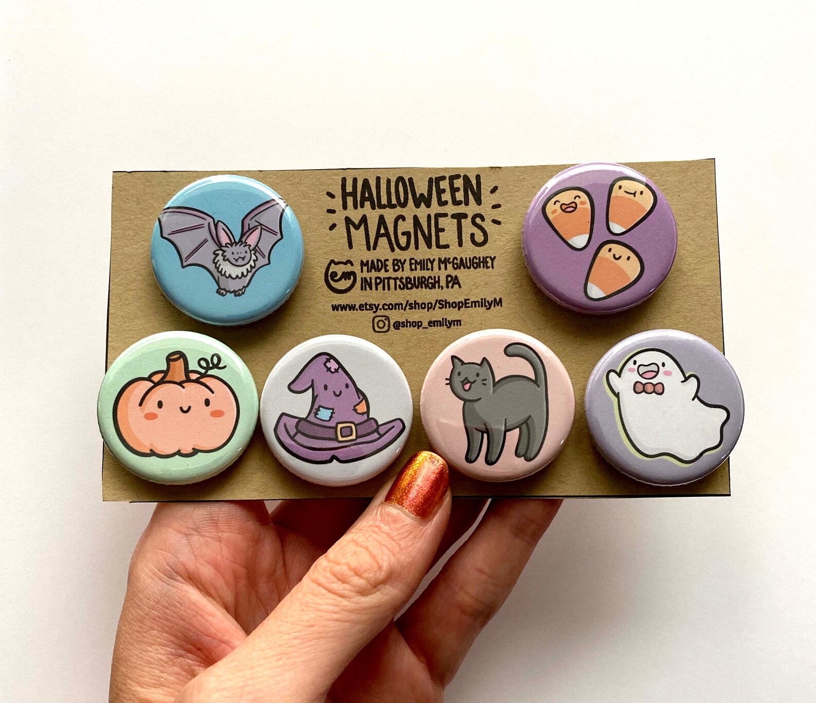 Halloween 6 Pack Halloween Decoration Refrigerator Etsy