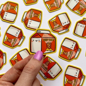 Iced Tea Carton Mini Sticker |Waterproof Sticker |Kawaii Vinyl Sticker |Carton of Iced Tea Sticker |Pittsburgh Tea Sticker | Pittsburgh art