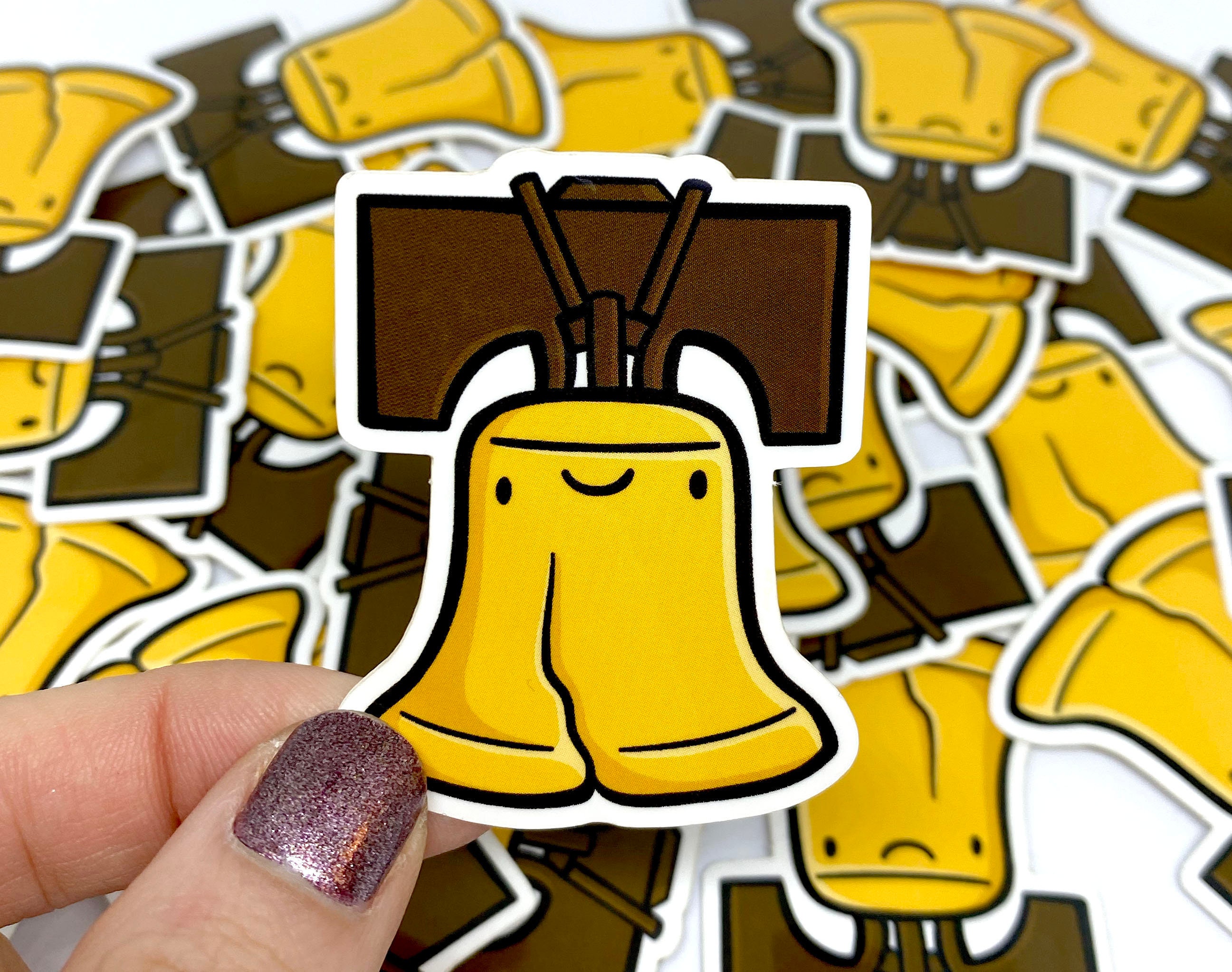 Mini Liberty Bell Sticker | Philadelphia Themed Sticker | Philly ...