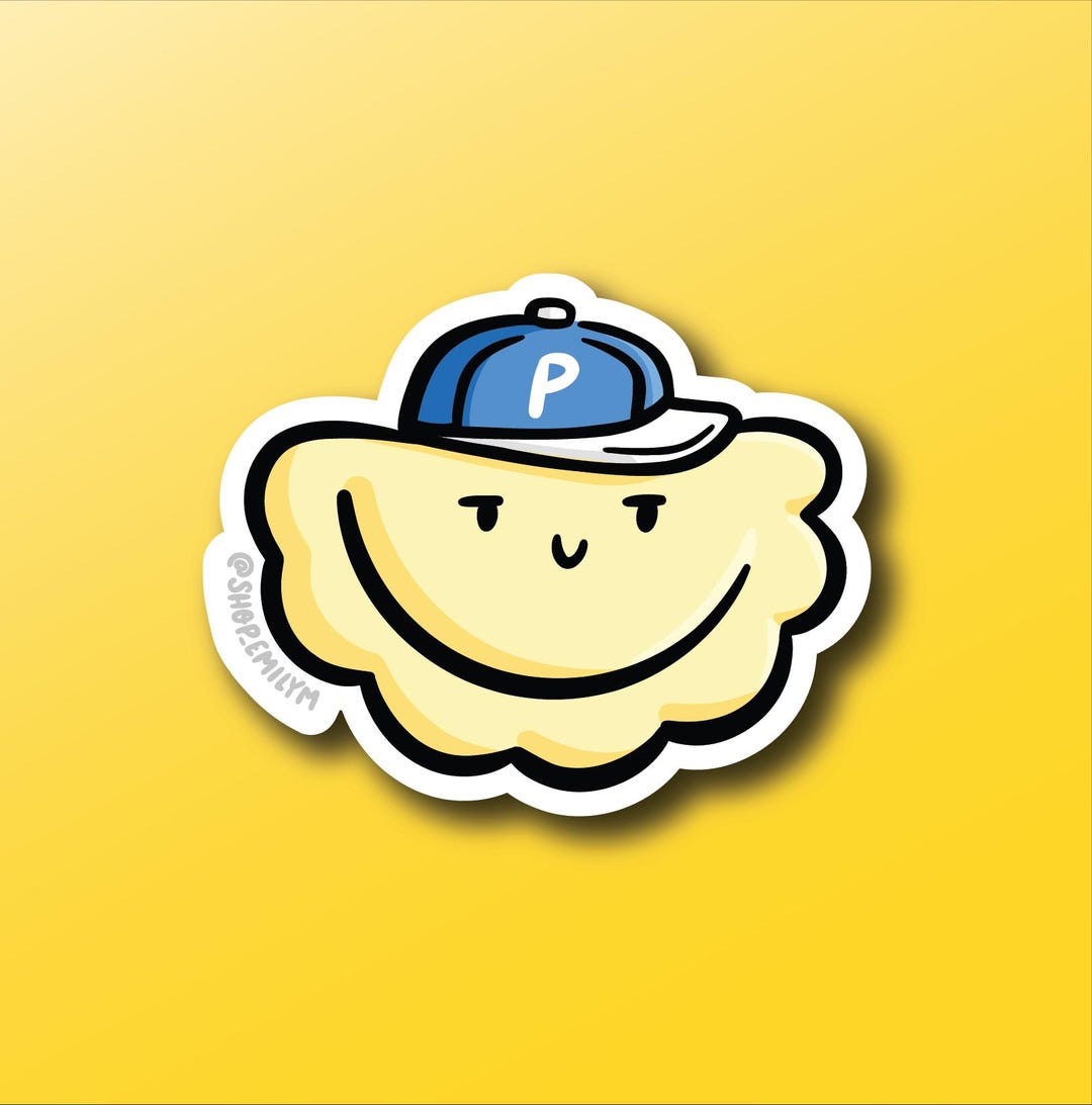 Potato Pittsburgh Pierogi Sticker | Waterproof Sticker | Baseball ...