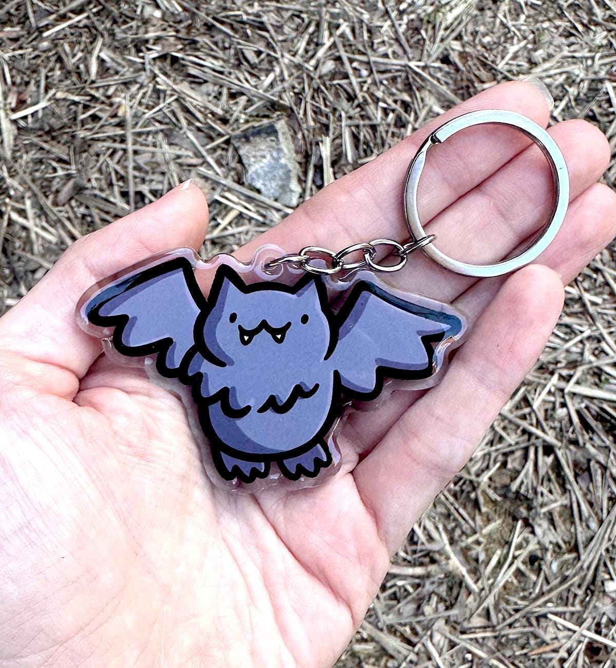 コウモリキーホルダー | かわいいアクリルキーホルダー | かわいい