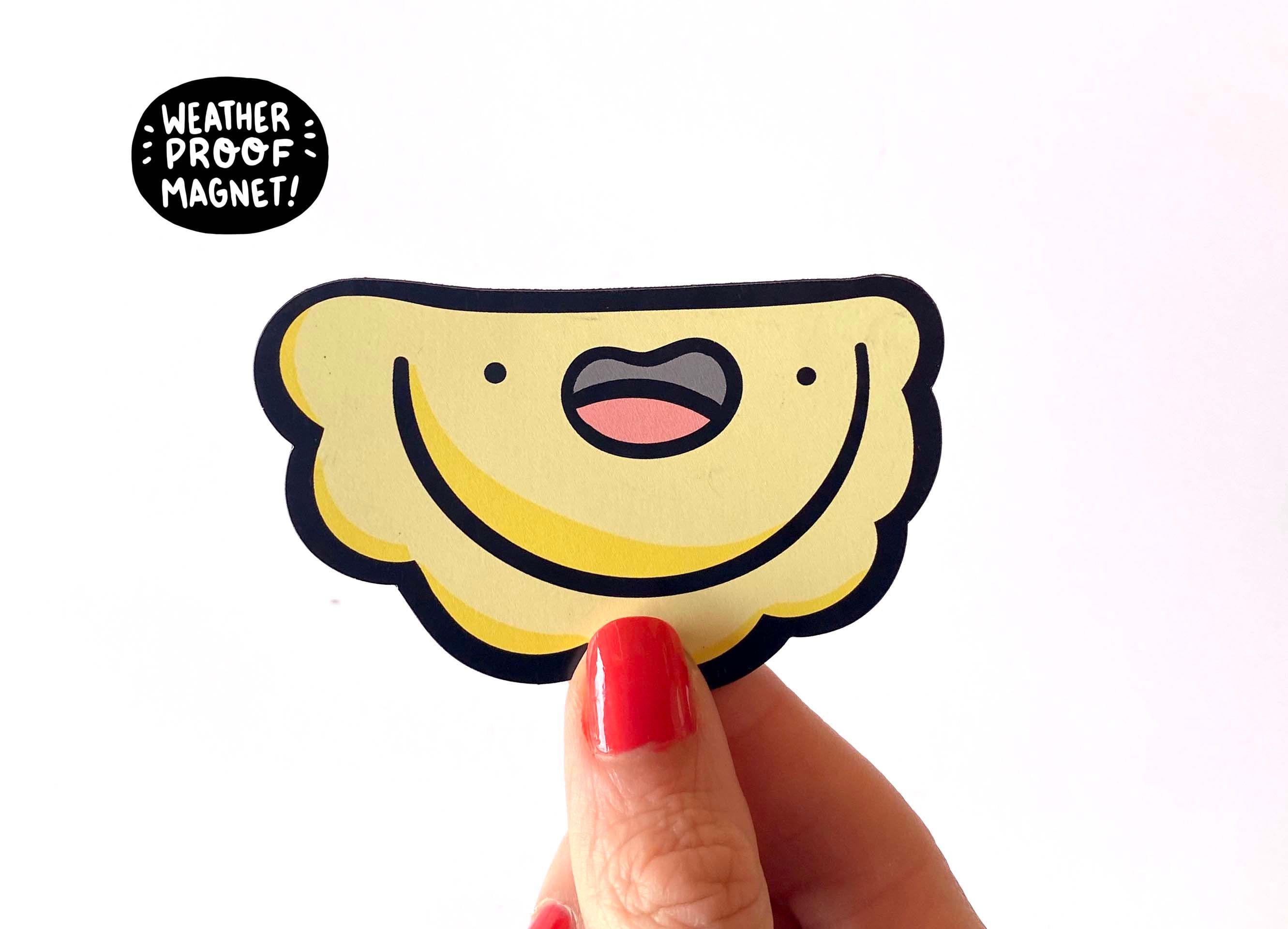 Pierogi Magnet | Yinzer | Die Cut Magnet | Kawaii Magnet | Pittsburgh…
