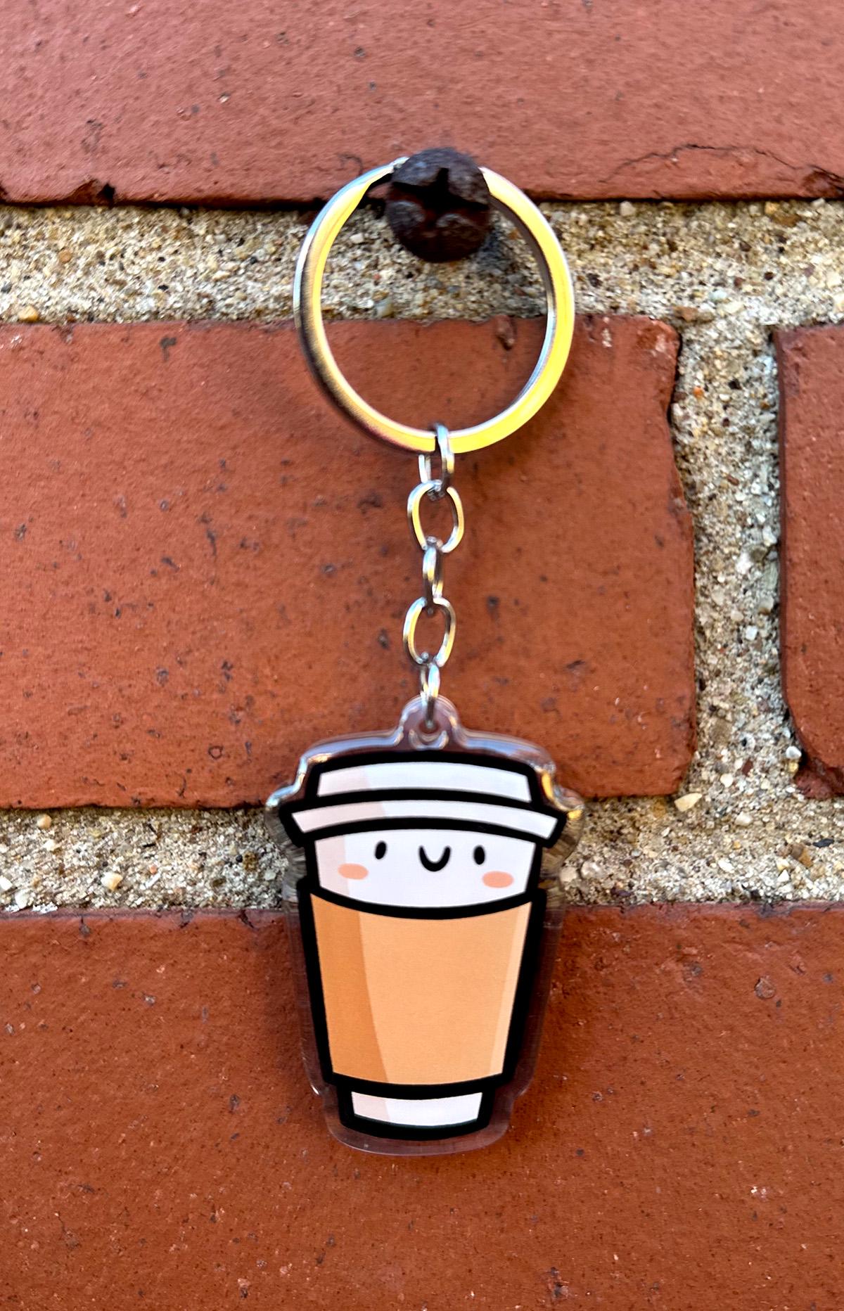 To-go Coffee Keychain | Cute Acrylic Keychain | Cup of Coffee  display picture 1
