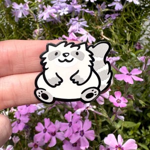 Raccoon Enamel Pin | Kawaii Enamel Pin | cute hard enamel pin | cute animal pin | kawaii raccoon pin | cartoon raccoon pin | forest animals