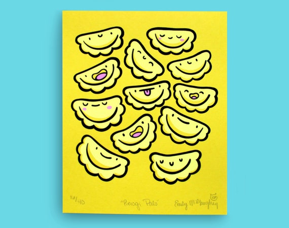 Pittsburgh Eats 8x10 Art Print Pittsburgh Food Pittsburgh Yinzer Wall Art