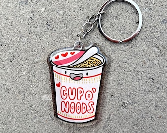 カップヌードルキーホルダー | かわいいアクリルキーホルダー | インスタントラーメンキーホルダー | 和食キーホルダー | アニメフードキーホルダー | かわいいフードキーホルダー